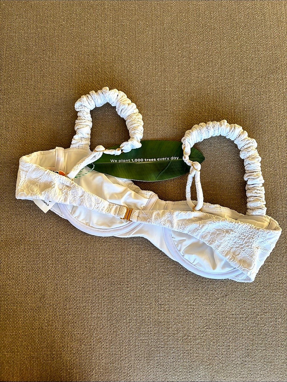 FARM Rio White Underwire Bikini Top - Picture 2 of 3